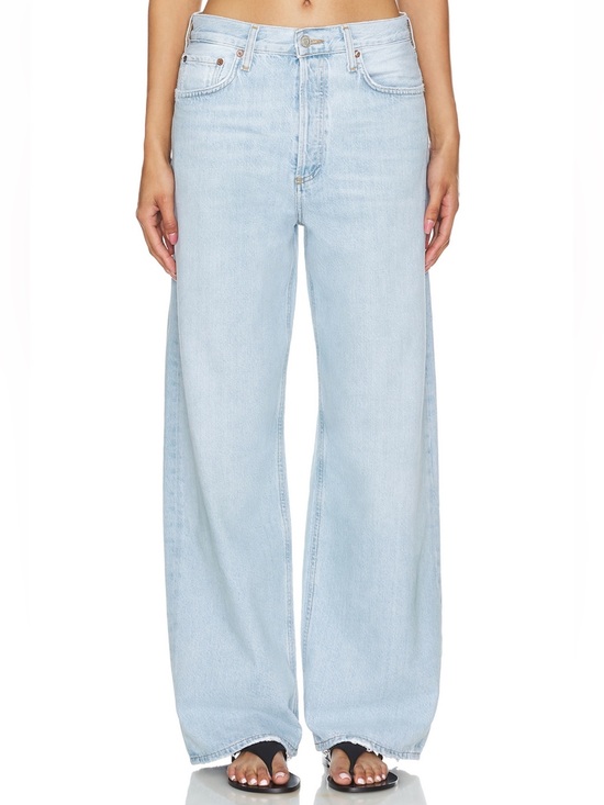 Agolde Denim - Agolde low slang baggy jeans in fragment